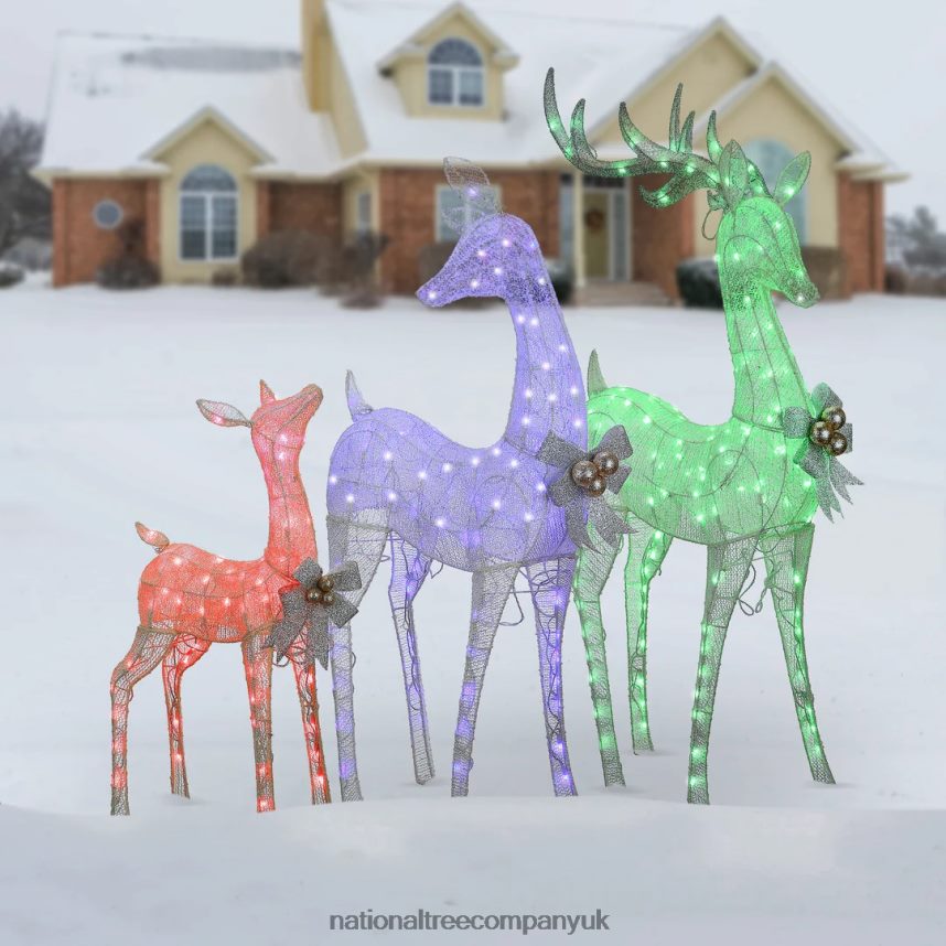 decoration | National Tree Company Deer Family Assortment F2L4F613